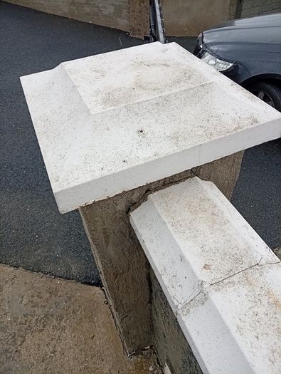 Concrete wall cappings