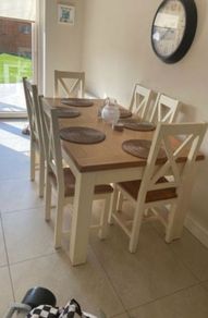 Dining table 6 chairs