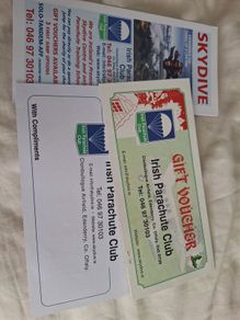 Sky jump voucher