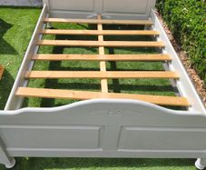 Wooden bed frame