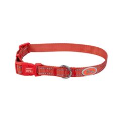 Pet Nova Dog Cat Adjustable Nylon Collar Red XS - XL