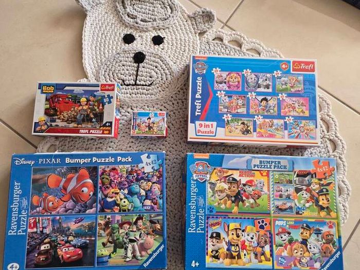 Puzzles 5 boxes age 4+