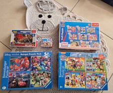 Puzzles 5 boxes age 4+