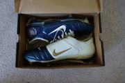 Football Boots Nike Air Zoom Total 90 III Navy/White (2004) Size 11UK SG