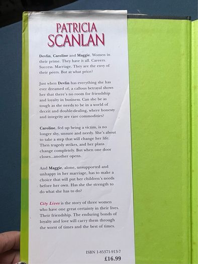 City Lives - Patricia Scanlan