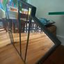 Large Black Art Deco Inspired Wall Mirror . 120 x 80cm Image 2