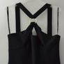 Karen Millen Crossover Neck Side Split Maxi Dress, Black size 10 Image 5