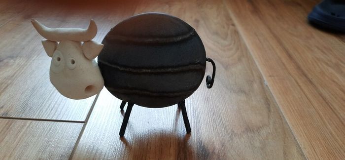 Artistic ceramic animal sculptures, irish hand made