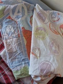 2 Marvel duvet covers, single