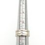 925 Vintage Sterling Silver & Moonstone Spinner Ring Image 8