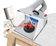 BRAND NEW Airbrush Spray Booth Kit Craft Spray  With Pipe