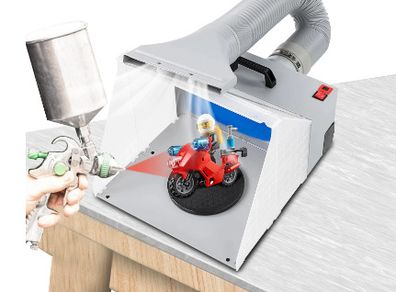 BRAND NEW Airbrush Spray Booth Kit Craft Spray  With Pipe
