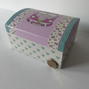 Camper Van Foldaway Jewellery Box with Mirror