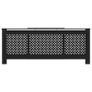 MDF Radiator Cover Black 205 cm Image 3
