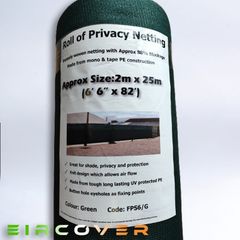 Privacy Fence Screens  2m x 25m (6'6''x 82') Green