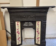 Cast iron fireplace