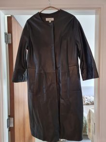 carolyn donnelly genuine leather coat