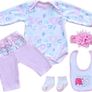Reborn Baby Doll Clothes For 50-55cm/20-22in Simulation Infant Doll Newborn Doll Clothes Set (FREE SHIPPING) Image 4