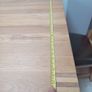 solid oak dining table and 4 chairs Image 6
