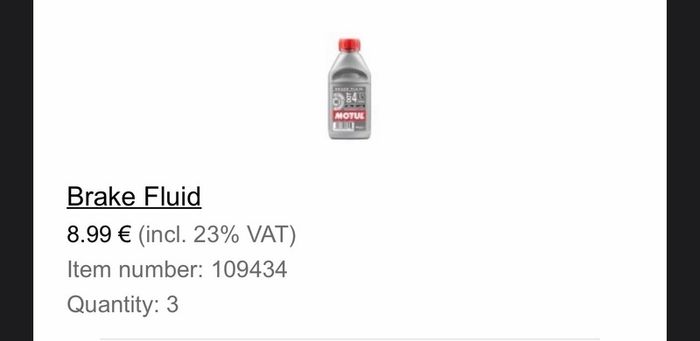 3x MOTUL DOT 4 LV 109434 Brake Fluid 500ml bottles