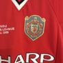 Manchester United FC. Official Scoredraw Champions League Final 1999 Jersey. Retro Remake.Not The Umbro Jersey Worn In The Match. Image 2