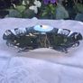 Viner's Quatrefoil Art Deco Footed Sterling Silver Dish(338 grams) Image 3