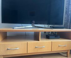Solid Oak Display Unit and Coffee/Tv Table