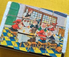 Vintage Toy Block Puzzle