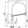 3 Way Kitchen Tap For Filter Water Purifier, Black Sink Mixer With Shower Head Image 2