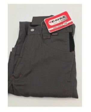 Cofra  Walklander Mens Work Trousers, Anthracite/Black, Size 30W