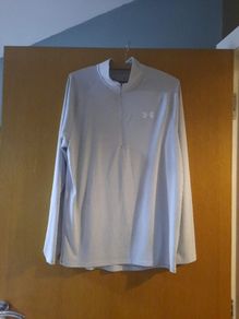 Grey under armour 1/2 zip