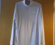 Grey under armour 1/2 zip