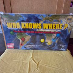 Brand New Sealed Who Knows Where? Board Game