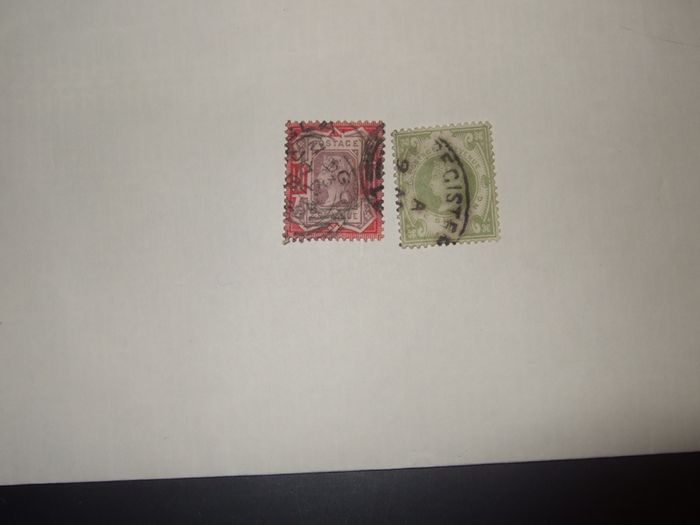 British Stamps Of Queen Victoria.