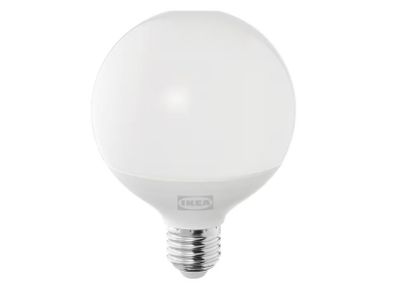 LED bulb E27 1055 lumen, dimmable/globe opal white, 95 mm