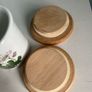 Portmeiroon botonical spice   jars with wooden lids Image 2