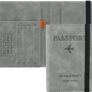 NEW SALE | Passport Holder Cover Travel Wallet Organiser, Passport Case with RFID Blocking, PU Leather Travel Document Holder for Men&Women Travel Accessories Image 3