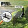 Tow Behind Landscape Rake 72"/183 cm Lawn Dethatcher Rake with 32 Steel Tines Image 5