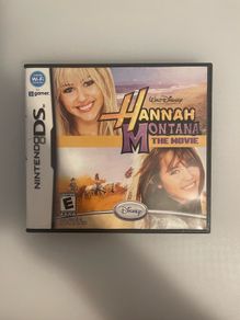 Nintendo DS Hannah Montana case and Manual (no game)