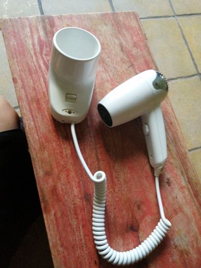 Bathroom hair dryer