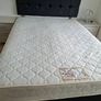 King size bed with mattress Image 2