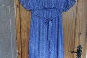 Vintage blue dress (free postage)