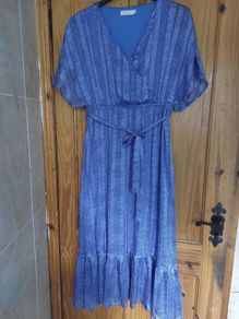 Vintage blue dress (free postage)