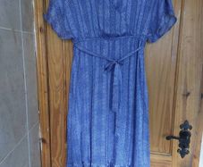 Vintage blue dress (free postage)
