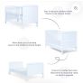 Baby cot bed & toddler bed with mattress Image 9
