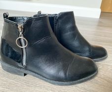 Black ankle boots