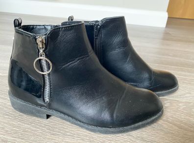 Black ankle boots