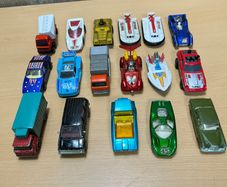 Vintage Matchbox Toy Car Bundle - 17 Vehicles