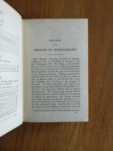 The genius of Christianity; or, The spirit and beauty of the Christian religion by Chateaubriand