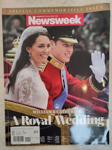 Royal wedding special commemorative issue Newsweek